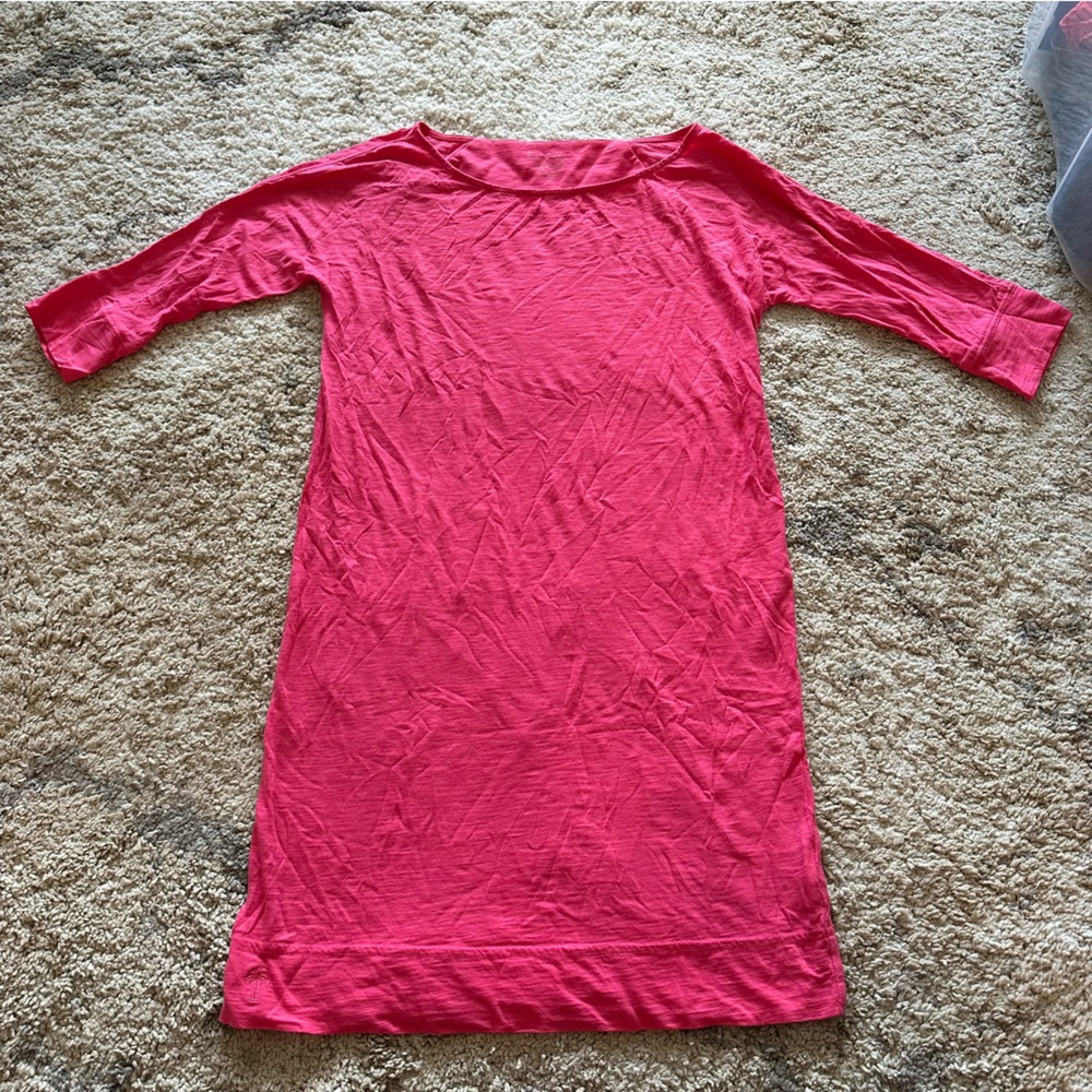 Lilly Pulitzer Pink Cotton Shirt Dress